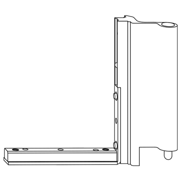 Петля на створке низ R PowerHinge 12/18-9 ROTO FRANK 561989 | Оконная фурнитура