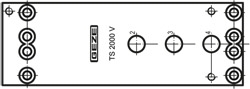 Монтажная плита для GEZE TS2000 GE55756 | Дверная фурнитура