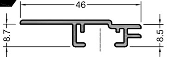 Дополнительный профиль HA CV 46 Cora Gutmann, Деревоалюминевые системы