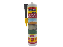 Силикон Soudal СтроительствоРемонт (черн.280мл) Герметики для монтажа, Химия
