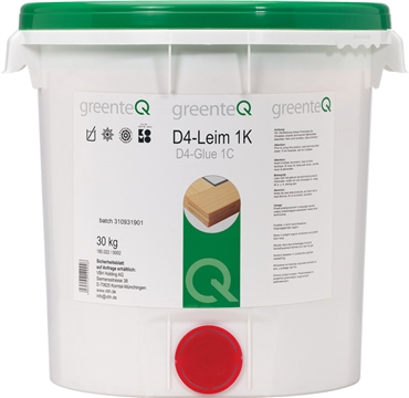 Клей greenteQ D-4 1K одноком. (30 кг) 180.022/0002 | Химия
