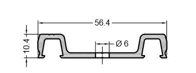 Профиль крышка GUTMANN HAP2011/60 | Профили и уплотнители