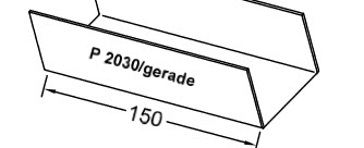 Прямой соединитель GUTMANN P2033/GERADE | Профили и уплотнители