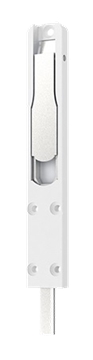 Шпингалет дверной 25 mm ALU белый (145 mm) MEDOS 802.9016.2500H | Дверная фурнитура