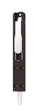 Шпингалет дверной 25 mm ALU коричн. (145 mm) MEDOS 802.8019.2500H | Дверная фурнитура