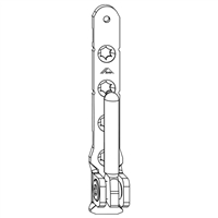 Петля нижняя на раме ROTO NX P3/130 Петли для окон ROTO NT, ROTO NT,KSR