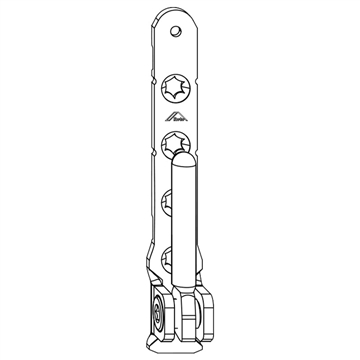 Петля нижняя на раме ROTO NX P3/130 ROTO FRANK 787207 | Оконная фурнитура