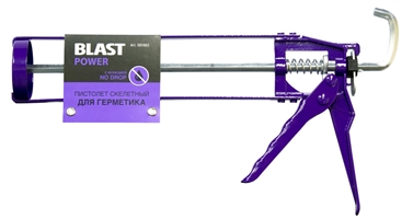 Пистолет для гермет. скелет. Blast Power no-drop Пистолеты для клея, герметика, силикона, Ручной инструмент