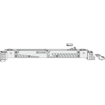 Демпф. SOFT-CLOSE 100-200кг RAL7035 K1 SIEGENIA Poland PSCB0030-021010 | Оконная фурнитура