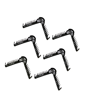 Уголок пластик. 15,5 мм (WarmexPro) черный(200 шт) UWRM15,5 | Комплектующие для стеклопакетов