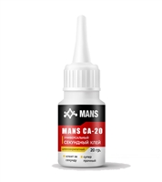 Клей MANS CA-20, 20гр. Клея, Химия