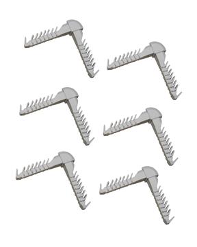 Уголок пластик. 9,5 мм (WarmexPro) серый(1025 шт) UWRM9,5 7035 | Комплектующие для стеклопакетов