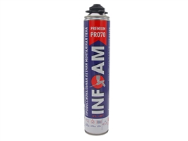 Пена монтажная INFOAM Premium PRO 70 лето(870мл.)  Пена монтажная бренд VBH, Пены монтажные