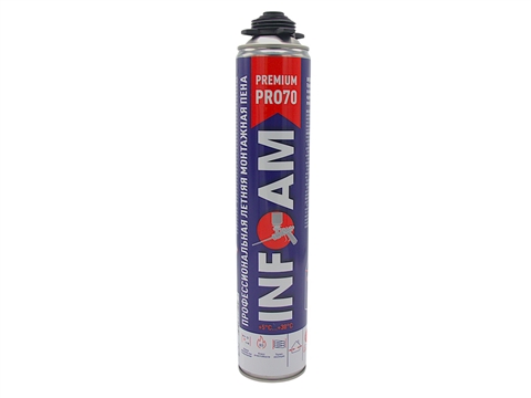Пена монтажная INFOAM Premium PRO 70 лето(870мл.)  INFOAM 70 | Химия