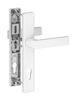Нажимной гарнитур DUBLIN EDGE L92-37 RAL9016 Нажимные гарнитуры, Дверная фурнитура
